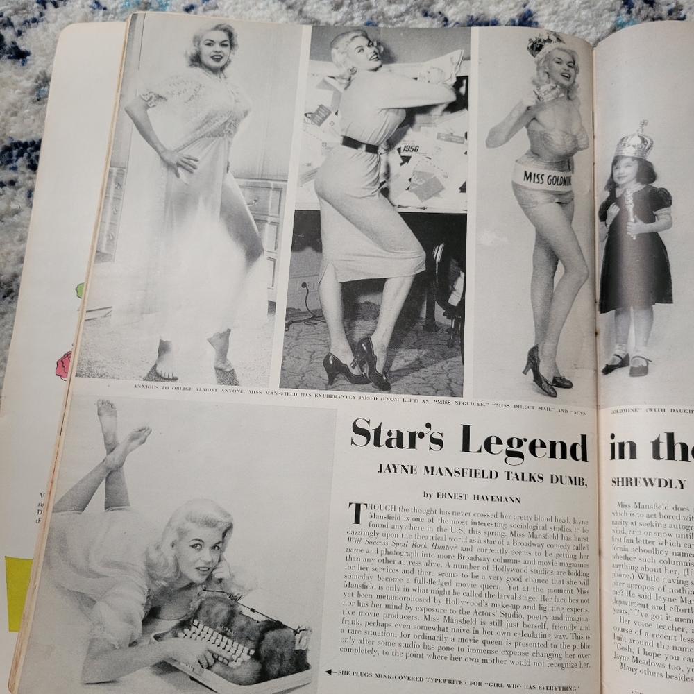 1956 & 1964 "LIFE" Magazines | Marilyn Monroe & Jayne Mansfield - Picture 8 of 14